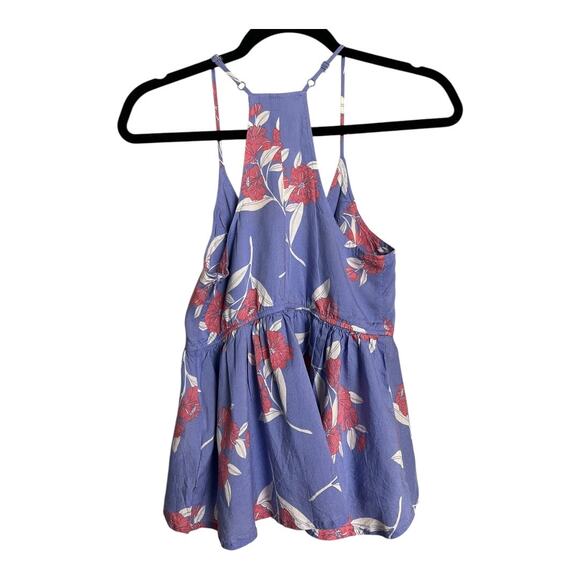 Express Rayon Floral Boho Blouse Shirt Top Cottage Indie Fairy Festival XS - Picture 6 of 7